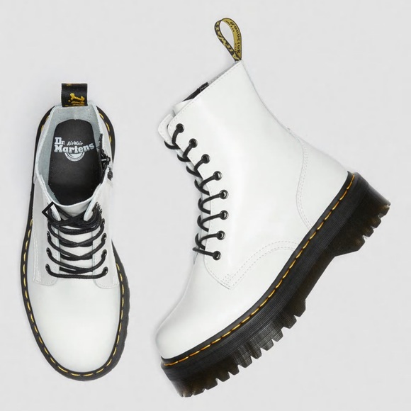 Doc martens white Jaydon size 7 - Picture 2 of 11